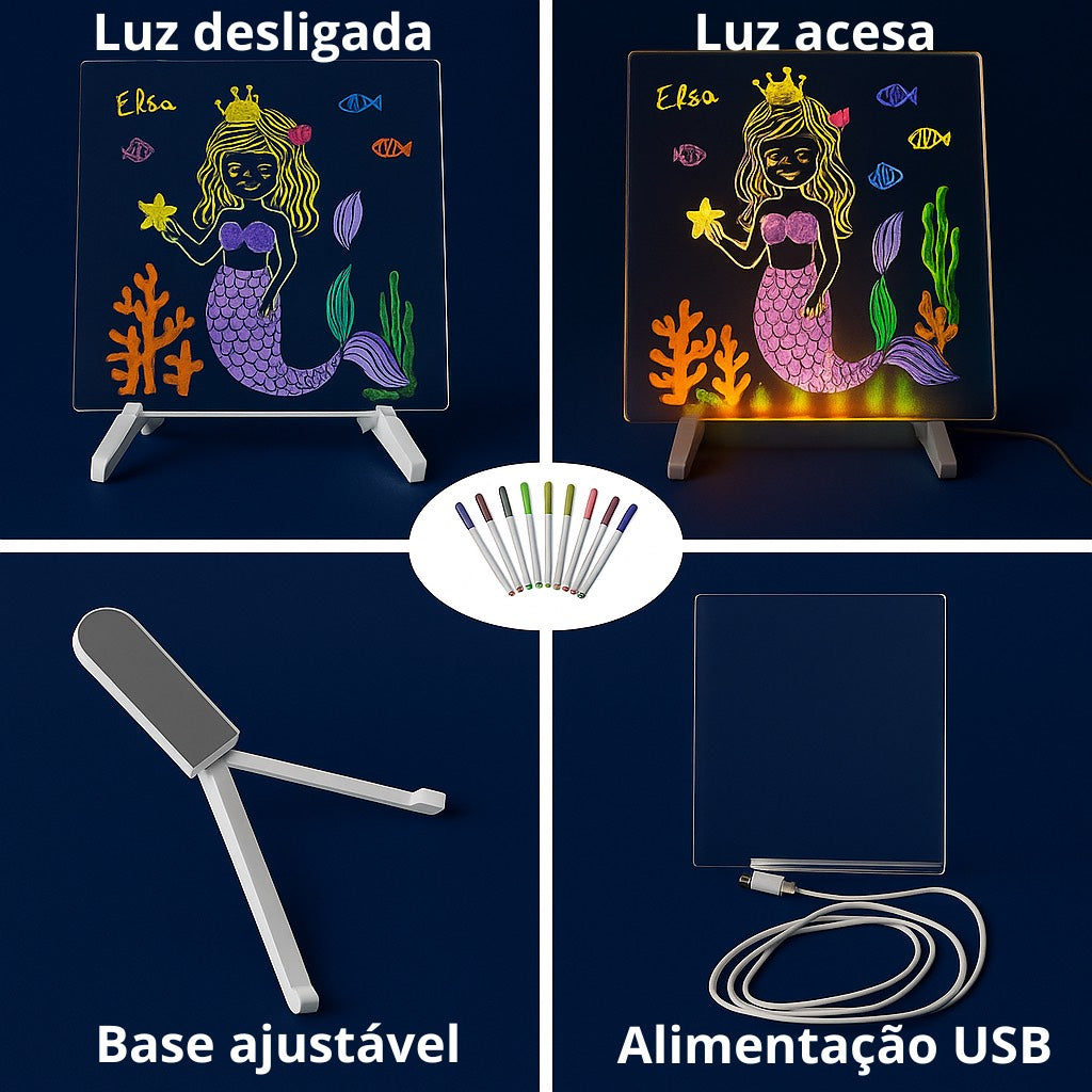 Prancheta luminosa
