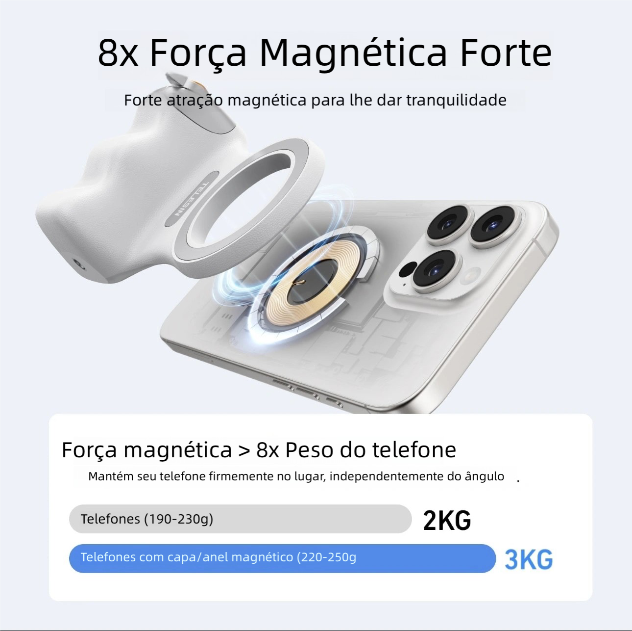 Pega magnética para telemóvel Fun Shot