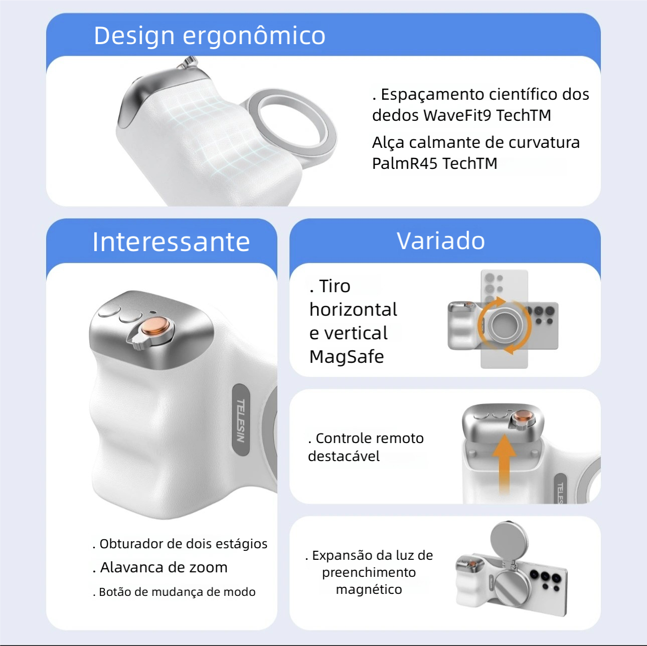 Pega magnética para telemóvel Fun Shot